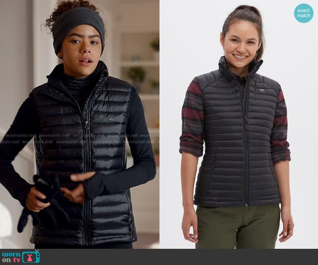 Mountain Equipment Company Boundry Light Down Vest worn by Ginny Miller (Antonia Gentry) on Ginny & Georgia
