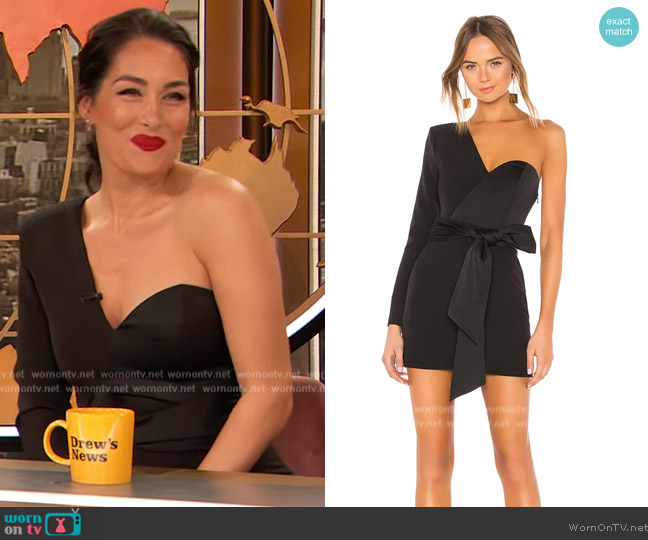 NBD Monsieur Mini Dress worn by Brie Bella on The Drew Barrymore Show