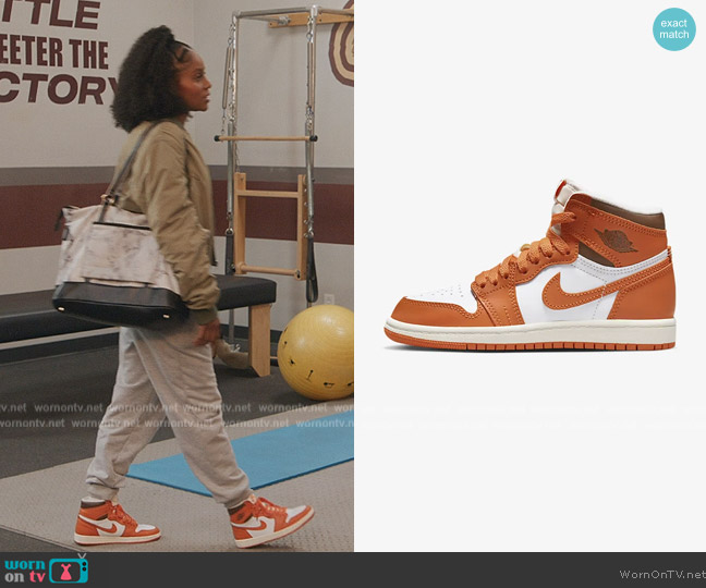 Nike Air Jordan 1 Retro worn by Simone (Geffri Hightower) on All American Homecoming