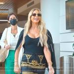 Alexia’s black printed pants on The Real Housewives of Miami