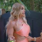 Alexia’s pink ring detail maxi dress on The Real Housewives of Miami