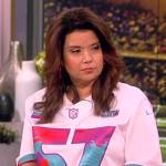 Ana’s 57 Super Bowl jersey on The View