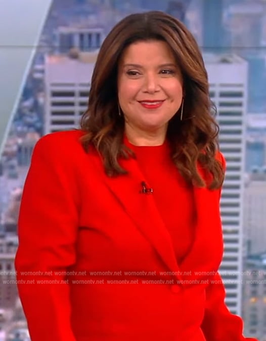 Ana’s red blazer on The View