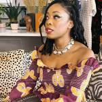 Autumn Adeigbo’s tie dye off-shoulder top on Today