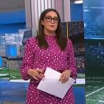 Savannah’s pink heart print dress on NBC News Daily