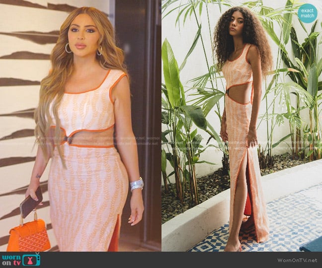 Azulu Capri Dress worn by Larsa Pippen (Larsa Pippen) on The Real Housewives of Miami