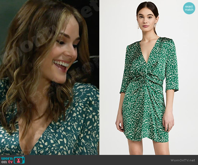 Ba&Sh Erika Dress worn by Stephanie Johnson (Abigail Klein) on Days of our Lives
