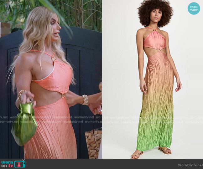 Baobab Kira Maxi Dress worn by Alexia Echevarria (Alexia Echevarria) on The Real Housewives of Miami