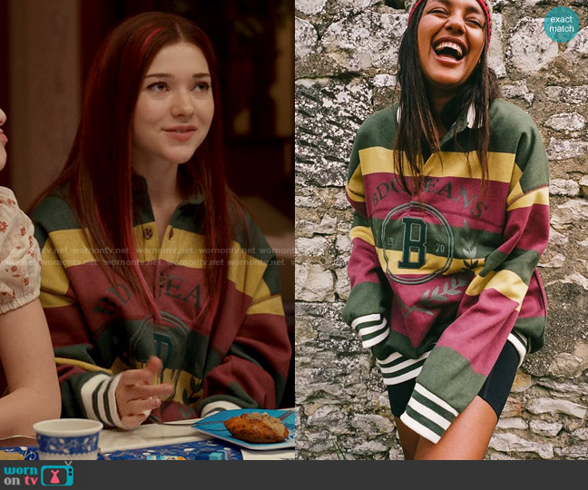 BDG Marcie Popover Sweatshirt worn by Abby Littman (Katie Douglas) on Ginny & Georgia