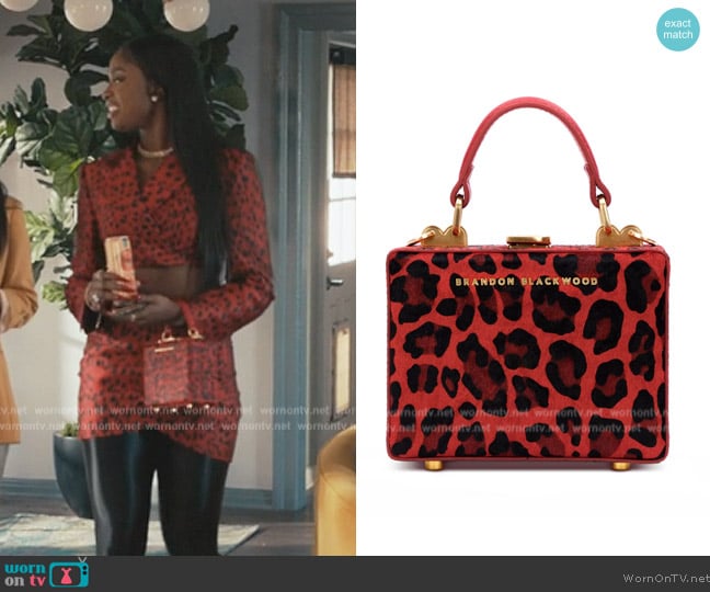 Brandon Blackwood Mini Kendrick Trunk worn by Hilary Banks (Coco Jones) on Bel-Air
