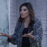 Brook Lynn’s animal print shirt on General Hospital
