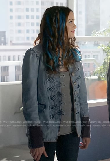 Khione’s denim jacket on The Flash