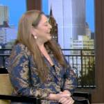 Camryn Manheim’s jacquard blazer on Live with Kelly and Ryan