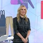 Chassie’s black leather jumpsuit on Today