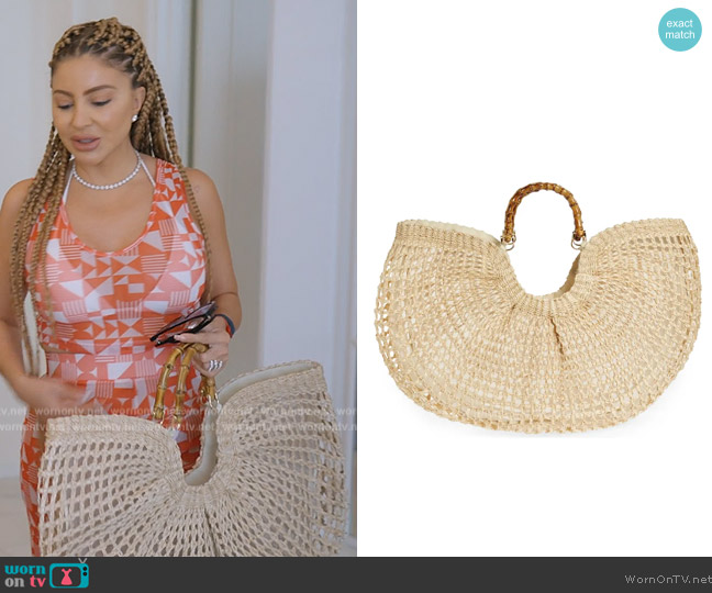 Cult Gaia Irma Tote worn by Larsa Pippen (Larsa Pippen) on The Real Housewives of Miami