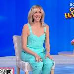 Debbie Gibson’s turquoise leather jumpsuit on Sherri