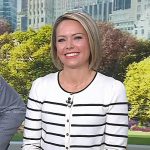 Dylan’s white striped cardigan on Today