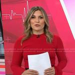 Erin McLaughlin’s red bell sleeve top on Today