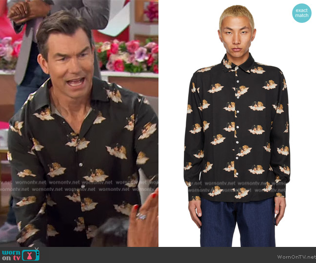Fiorucci Black All Over Angels Shirt