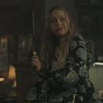Gemma’s floral metallic dress on You