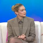 Gigi Hadid’s beige blazer and shorts on Today