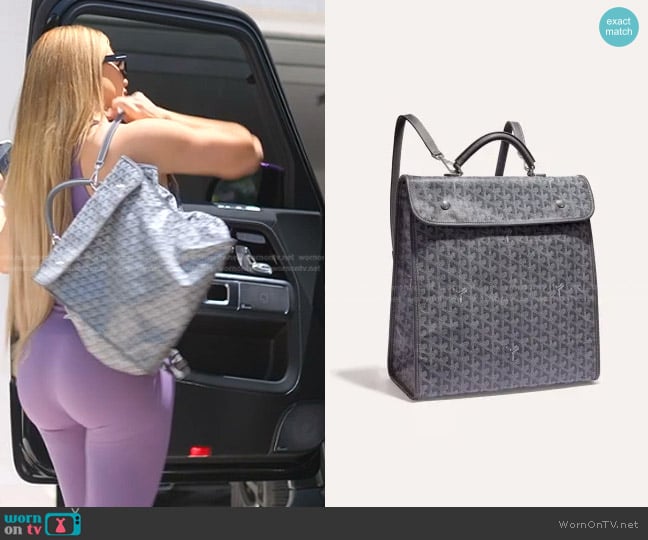Goyard Saint Leger Backpack worn by Larsa Pippen (Larsa Pippen) on The Real Housewives of Miami