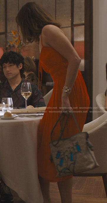 Harper’s red dress on The White Lotus