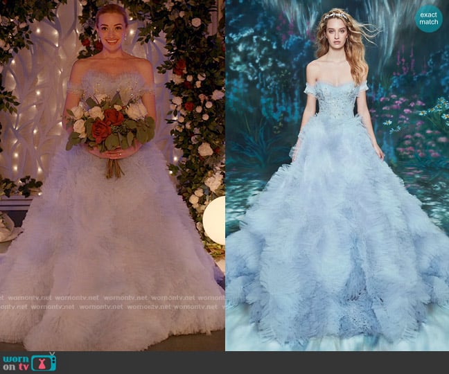 Ines Di Santo Calypso Gown worn by Georgia Miller (Brianne Howey) on Ginny & Georgia