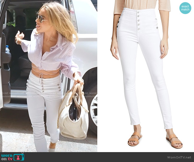 J Brand Natasha Sky High Skinny Jeans worn by Lisa Hochstein (Lisa Hochstein) on The Real Housewives of Miami