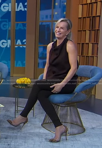 Jennifer’s leopard pumps on Good Morning America