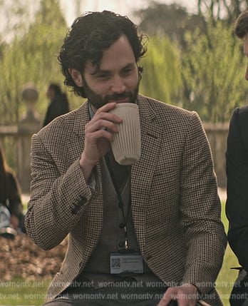 Joe’s houndstooth check blazer on You