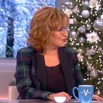 Joy’s plaid blazer on The View