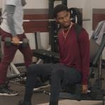 JR’s black Nike sneakers on All American Homecoming