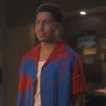 Junior’s red mushroom print shirt on Grown-ish