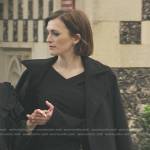 Kate’s black wrap coat on You
