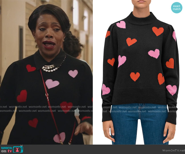 Kate Spade Mock-Neck Sweater worn by Barbara Howard (Sheryl Lee Ralph) on Abbott Elementary