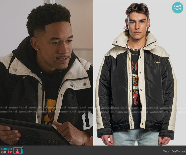 Keiser Clark Reversible Chevron Puffer Jacket worn by Damon (Peyton Alex Smith) on All American Homecoming