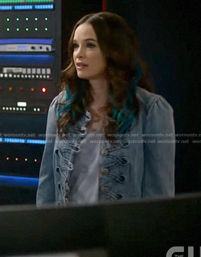 Khione’s denim jacket on The Flash