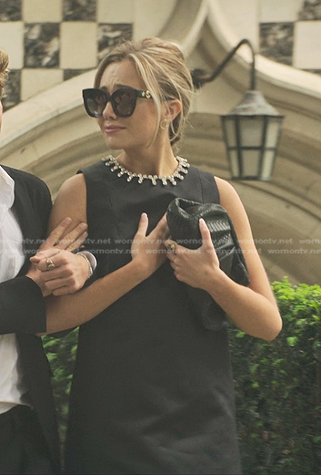 Lady Phoebe’s black heart open back dress on You