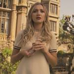 Lady-Phoebe’s white contrast stripe mini dress on You