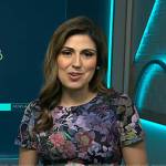 Rana Novini’s floral dress on NBC News Daily