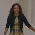Layla’s yellow plaid mini dress on All American
