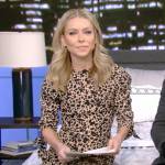 Kelly’s spotted dress on Live with Kelly and Ryan