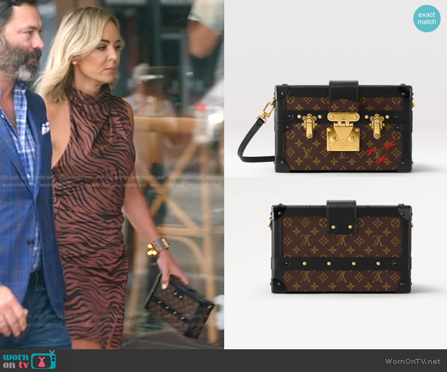 Louis Vuitton Petite Malle Bag worn by Nicole Martin (Nicole Martin) on The Real Housewives of Miami