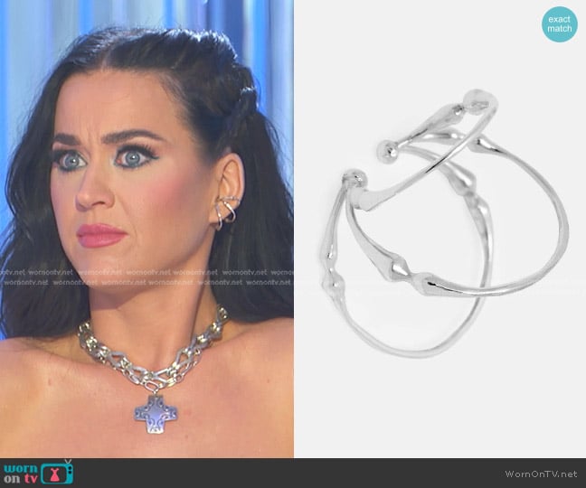 Mara Paris Hope Triple Hoop Ear Cuff worn by Katy Perry on American Idol