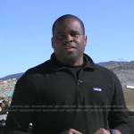 Marcus Moore’s black fleece pullover on Good Morning America