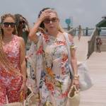 Marysol’s floral print kaftan on The Real Housewives of Miami