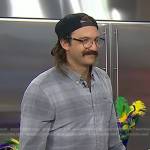 Mason Hereford’s grey plaid shirt on Today