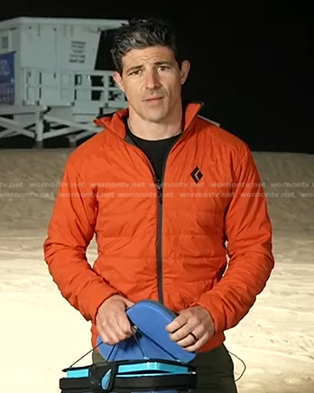 Matt Gutman’s orange jacket on Good Morning America