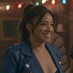 Nell’s blue leather jacket on Not Dead Yet